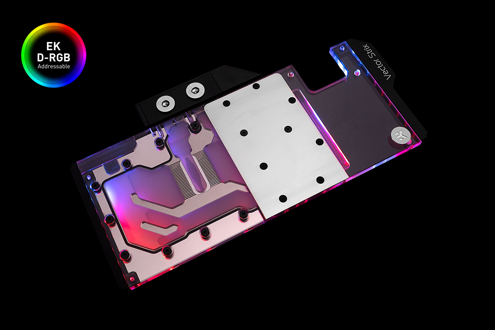 EK-Vector Strix GPU Blocks Get an D-RGB Addressable Treatment in form - ekwb.com