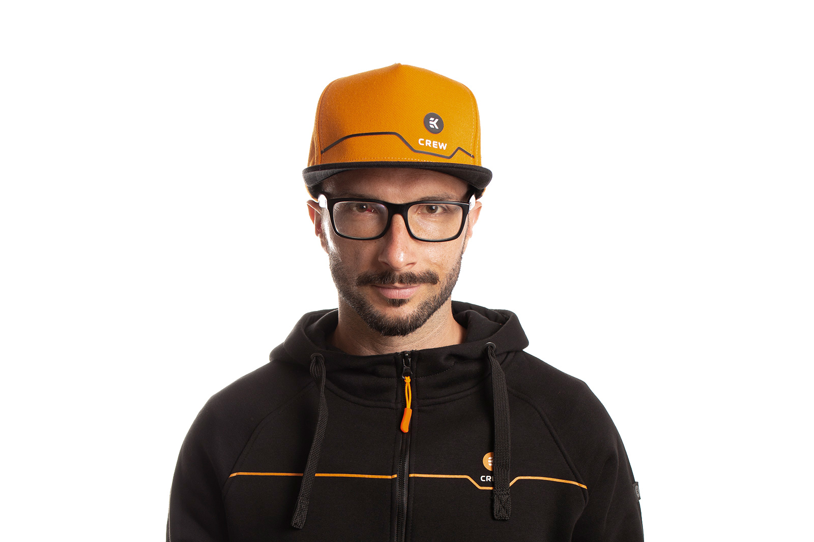 EK-Crew_Orange_Snapback_Cap_4