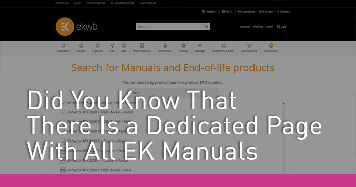 Did You Know That There Is Dedicated Page With All EK Manuals