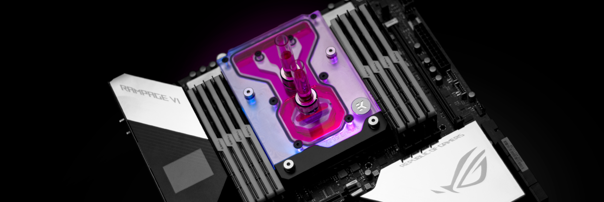 ROG Rampage VI Encore monoblock EK Momentum