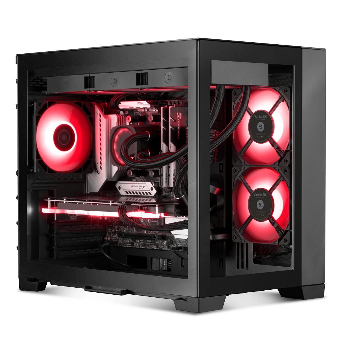 EK Fluid Gaming Battle Series liquid-cooled PC