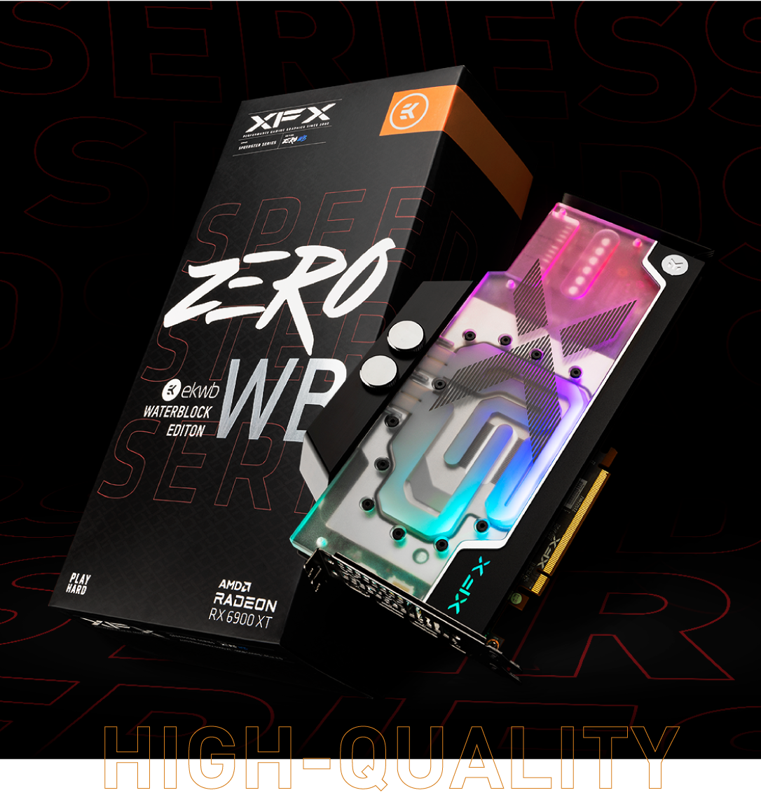XFX Speedster ZERO Radeon RX 6900XT EKWB - Factory water-cooled GPU