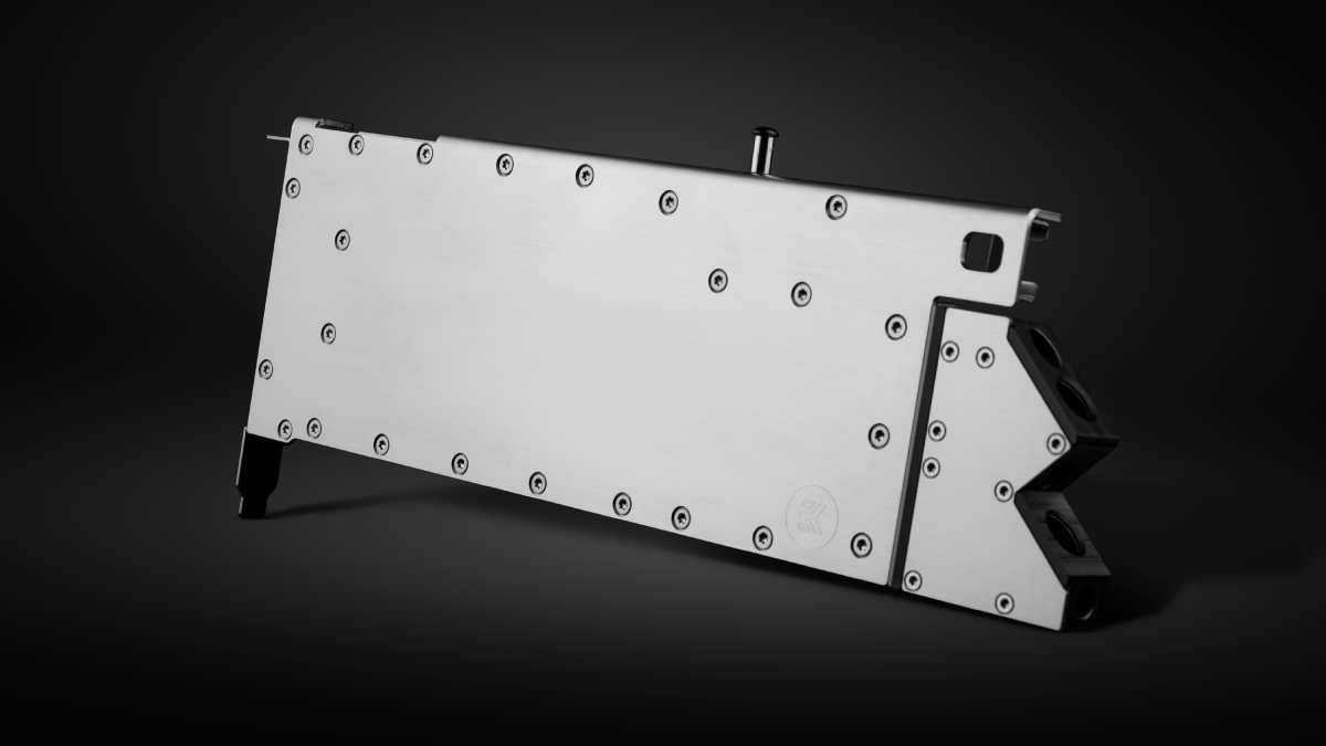 EK-Pro NVIDIA RTX A5000 Nickel and Inox Rack GPU water block