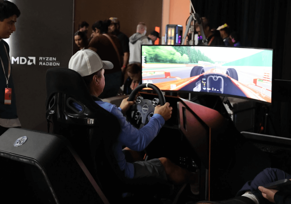 EK at PAX West 23: EK SIM Racer