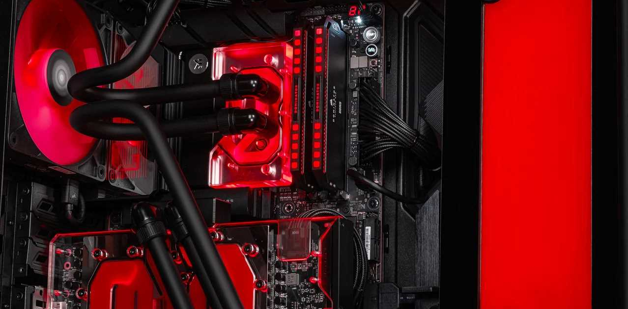 EK custom loop cooling setup for AMD Ryzen 9 9950X3D2 build